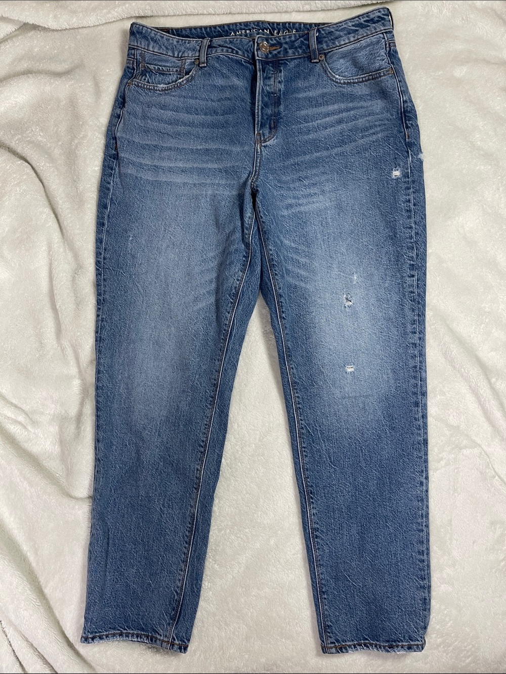 American Eagle Outfitters Women's Medium Blue TOMGIRL Boyfriend Jeans